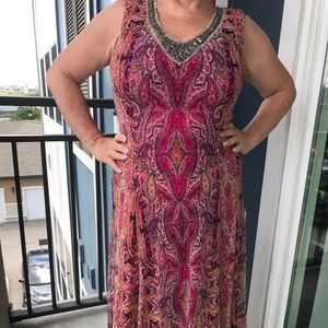 Cherry toned Maxi dress